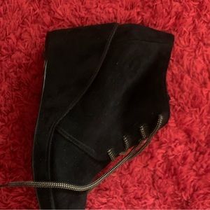 Macys black booties